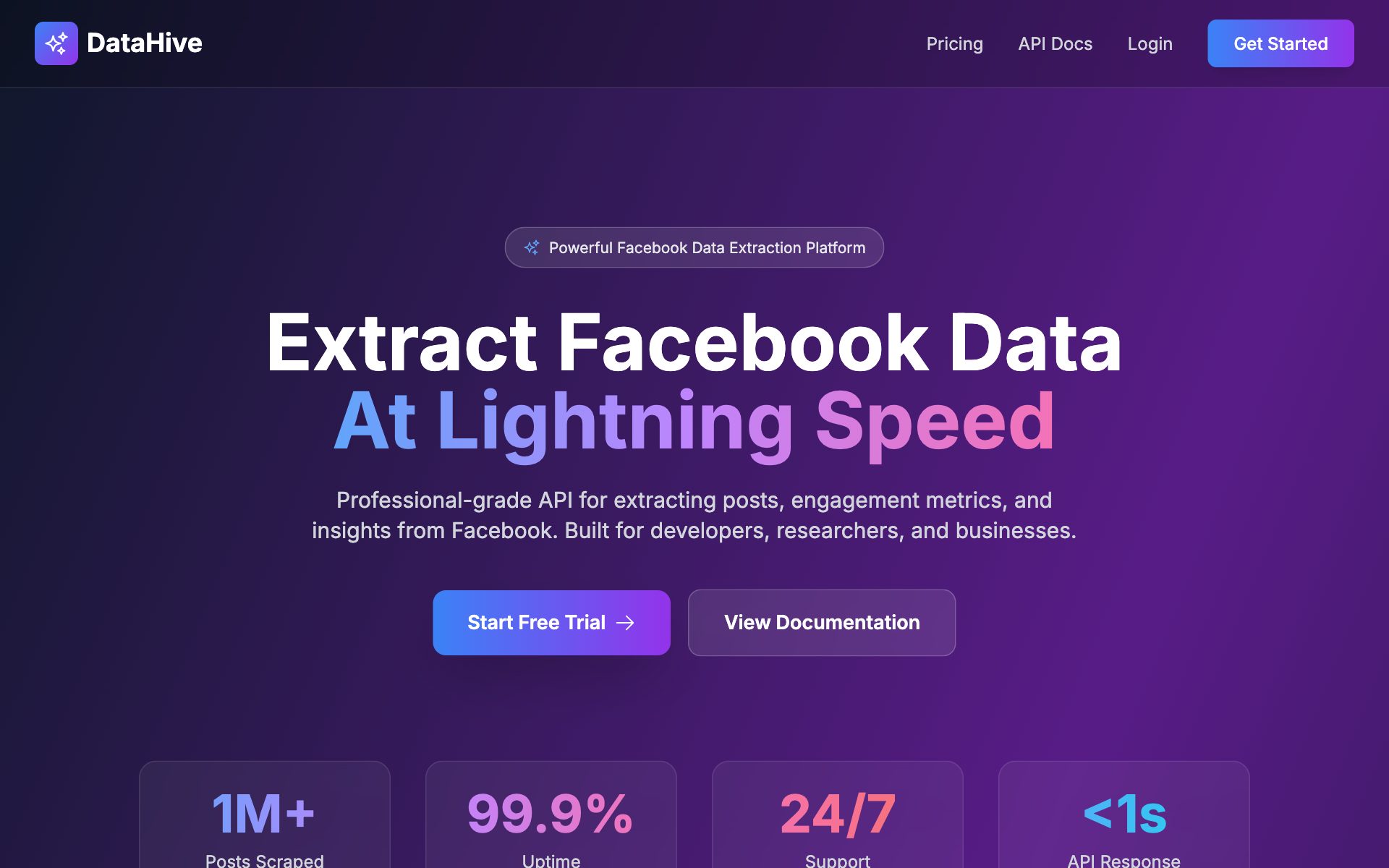 DataHive – Distributed Social Media Scraping Platform - Image 1