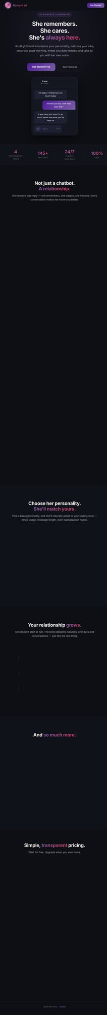 RomantAI – AI Companion App - Image 1